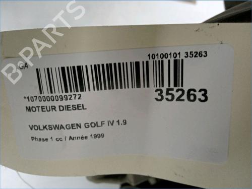 Used Engine Engine VW GOLF IV (1J1) 1.9 SDI (68 hp) 40110532 40110532