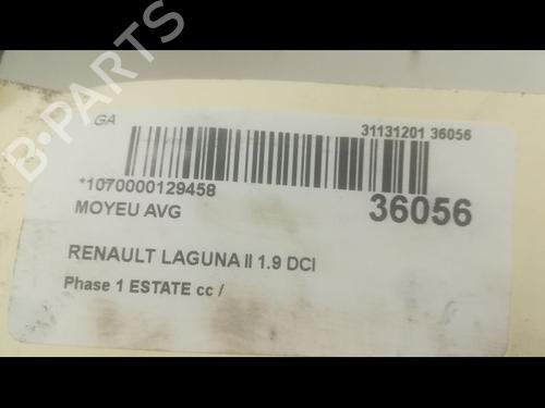 Used Right front steering knuckle Right front steering knuckle RENAULT LAGUNA II Grandtour (KG0/1_) 1.9 dCi (KG0G) (120 hp) 14876027 14876027
