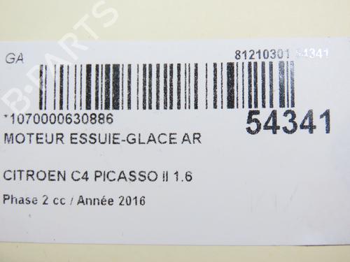 Viskermotor bakrute CITROËN C4 Picasso II 1.6 BlueHDi 120 | BP28969800M102 