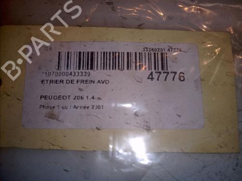 right-front-brake-caliper-peugeot-206-hatchback-2ac-14-i-4400j3-1998-1999-2000-2001-2002-2003-2004-2005-2006-2007-2008-2009-2010-2011-2012-14950867 main image
