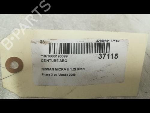 Used Rear left belt tensioner NISSAN MICRA III (K12) [2002-2010]  23175141