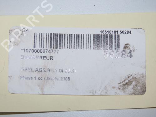 Startmotor OPEL AGILA B (H08) 1.0 (F68) (65 hp) 32277410
