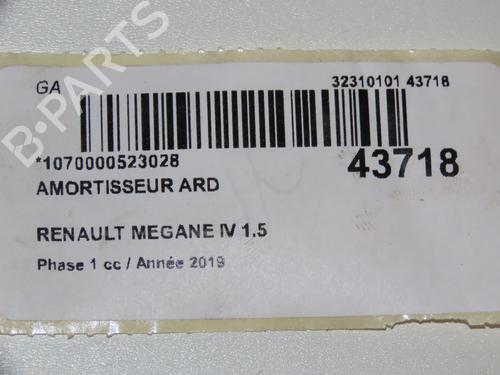 Right rear shock absorber RENAULT MEGANE IV Hatchback (B9A/M/N_) 1.5 Blue dCi 115 (B9A6) | BP17551963M19 