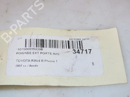 Used Front left exterior door handle TOYOTA RAV 4 III (_A3_) 2.2 D 4WD (ALA30_, ALA30R) (136 hp) 11102312