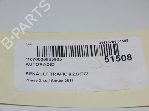 Used Radio RENAULT TRAFIC II Van (FL) 2.0 dCi 90 (FL0H, FL00, FL01, FL0M, FL0P, FL0S) (90 hp) 29128783