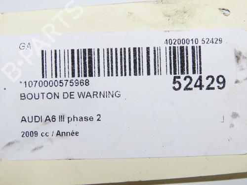 Warning switch AUDI A6 C6 Avant (4F5) 2.7 TDI | BP31120420I22