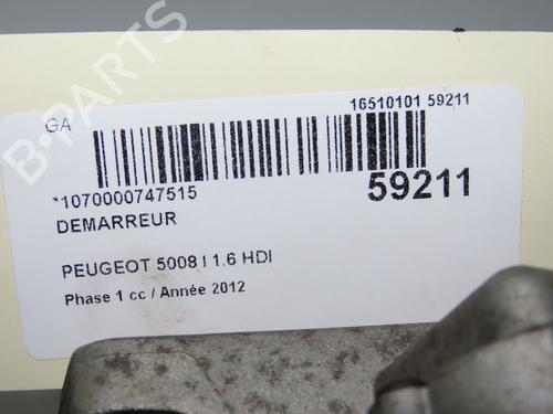 Motor de arranque Motor de arranque PEUGEOT 5008 (0U_, 0E_) 1.6 HDi (112 hp) 36758085 36758085