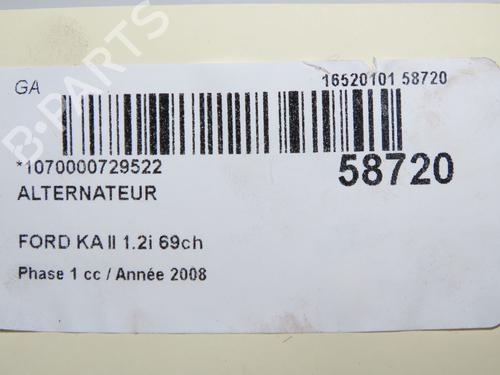 Alternator FORD KA (RU8) 1.2 | BP37596657M7 - Image 8