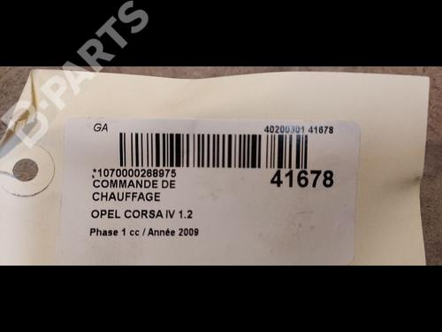 Climate control OPEL CORSA D (S07) 1.2 (L08, L68) | BP9612520I5 