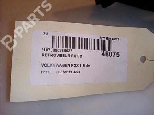 Right mirror VW FOX Hatchback (5Z1, 5Z3, 5Z4) 1.2 | BP12116904C27 