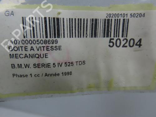 Used Gearbox BMW 5 (E39) 525 tds (143 hp) 20217555