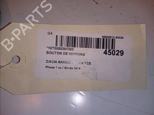 Advarselskontakt DACIA SANDERO II TCe 90 (B8M1, B8MA, B8AC) (90 hp) 11100809