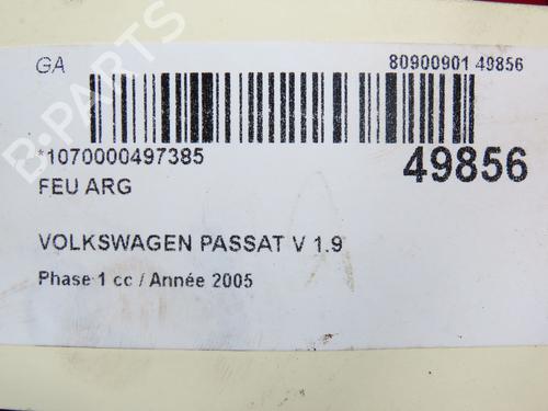 Used Left taillight Left taillight VW PASSAT B6 (3C2) 1.9 TDI (105 hp) 28832753 28832753