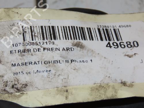 Used Right rear brake caliper MASERATI GHIBLI III (M157) 3.0 D (275 hp) 17214507