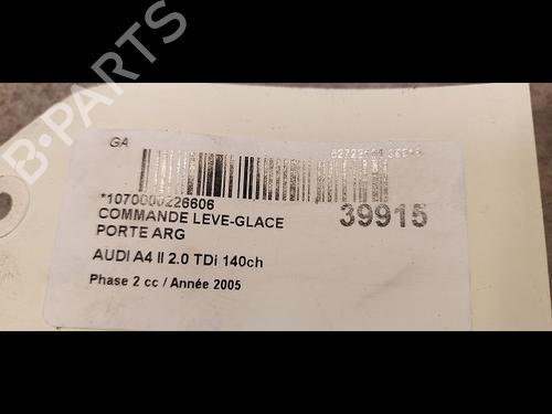 Used Left rear window switch AUDI A4 B7 (8EC) 2.0 TDI 16V (140 hp) 23177129