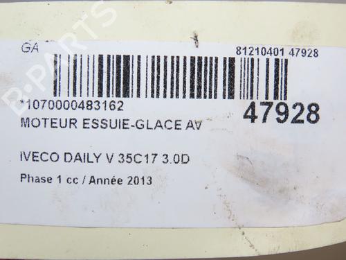 Used Front wiper motor IVECO DAILY V Van 35C17, 35S17, 40C17, 45C17, 50C17, 60C17, 65C17, 70C17 (170 hp) 28832966