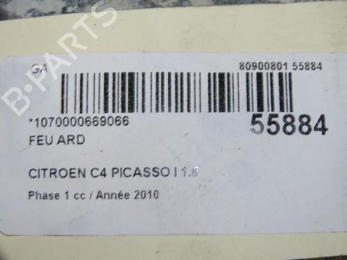 Used Right taillight Right taillight CITROËN C4 Picasso I MPV (UD_) 1.6 HDi (109 hp) 33860730 33860730