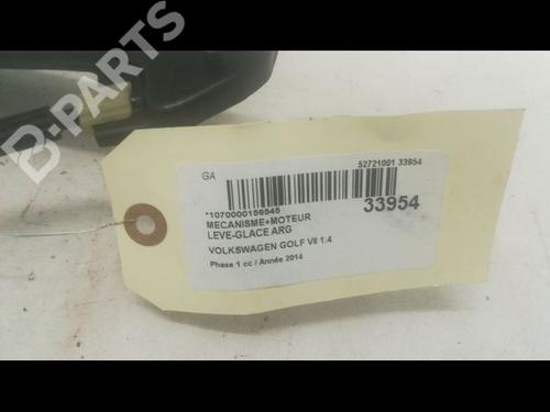 Rear left window mechanism VW GOLF VII (5G1, BQ1, BE1, BE2) 1.4 TSI | BP9601048C24 