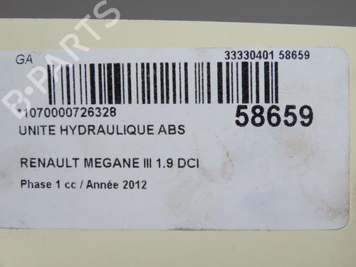 ABS pump RENAULT MEGANE III Hatchback (BZ0/1_, B3_) 1.9 dCi (BZ0N, BZ0J) | BP36791318M43  - Image 9