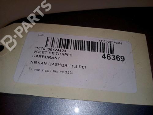 Fuel flap NISSAN QASHQAI / QASHQAI +2 I (J10, NJ10, JJ10E) 1.5 dCi | BP12197939C131 