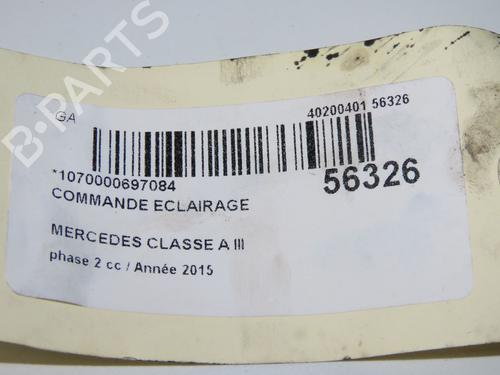 Headlight switch MERCEDES-BENZ A-CLASS (W176) A 160 CDI / d (176.011) | BP31242507I24  - Image 5