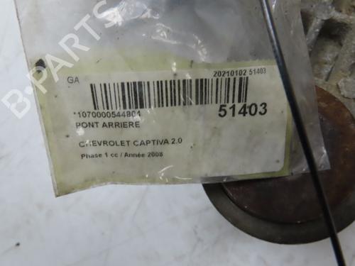 Rear differential CHEVROLET CAPTIVA (C100, C140) 2.0 D 4WD | BP28967337M24 