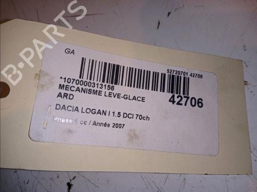 Used Rear right window mechanism DACIA LOGAN MCV (KS_) 1.5 dCi (KS0K) (68 hp) 11103087