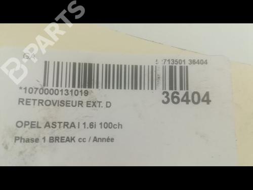 Right mirror OPEL ASTRA F Estate (T92) 1.6 Si (F35, M35) | BP9602783C27 