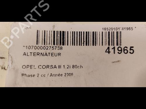 alternator-opel-corsa-c-x01-12-twinport-f08-f68-13283344-2000-2001-2002-2003-2004-2005-2006-2007-2008-2009-9613368 main image