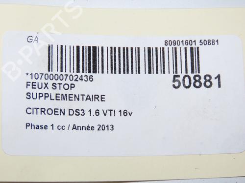 Terzo stop CITROËN DS3 (SA_) 1.6 VTi 120 (120 hp) 32377447