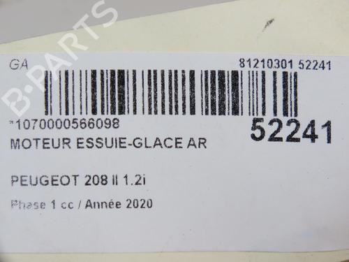 Rear wiper motor PEUGEOT 208 II (UB_, UP_, UW_, UJ_) 1.2 PureTech 100 | BP24359168M102 
