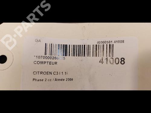 Instrument cluster CITROËN C3 I (FC_, FN_) 1.1 i | BP9612311C47 