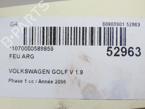 Used Left taillight VW GOLF V (1K1) 1.9 TDI (105 hp) 28832797