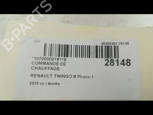Used Climate control RENAULT TWINGO III (BCM_, BCA_) [2014-2025]  23174429