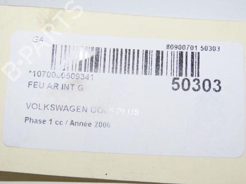 Left tailgate light VW GOLF PLUS V (5M1, 521) 1.9 TDI | BP36495747C79 - Image 5