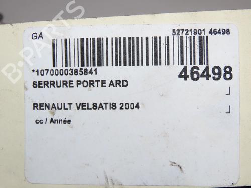 Fechadura trás direita Fechadura trás direita RENAULT VEL SATIS (BJ0_) 2.2 dCi (BJ0E, BJ0F) (150 hp) 23177028 23177028
