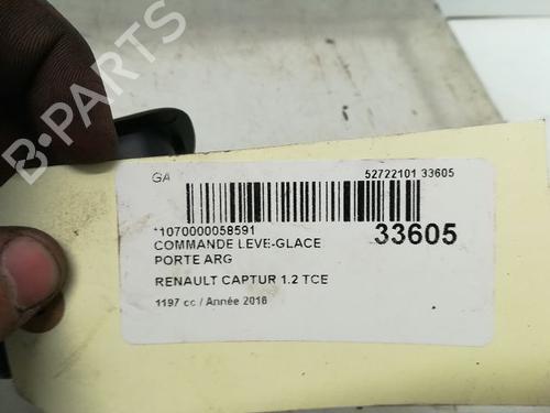 Left rear window switch RENAULT CAPTUR I (J5_, H5_) 1.2 TCe 120 | BP9594797I29