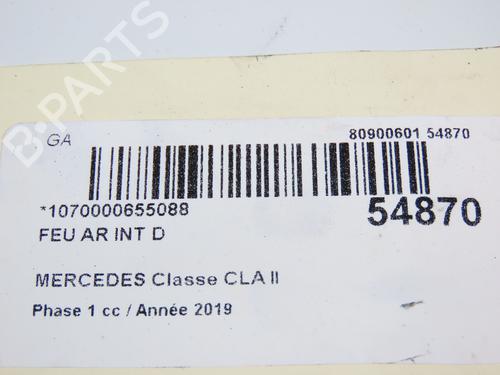 Right tailgate light MERCEDES-BENZ CLA (C118) AMG CLA 35 4-matic (118.351) | BP29345240C80