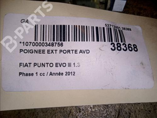Front right exterior door handle FIAT GRANDE PUNTO (199_) 1.3 D Multijet | BP9832179C129 