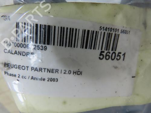 Used Grille PEUGEOT PARTNER MPV (5_, G_) 2.0 HDI (90 hp) 30841132