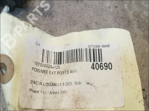 Front left exterior door handle DACIA LOGAN MCV (KS_) 1.5 dCi (KS0K) | BP9610463C128 