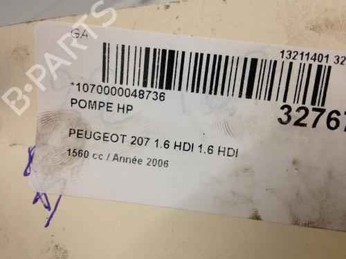 Used Injection pump PEUGEOT 207 (WA_, WC_) 1.6 HDi (90 hp) 9593882