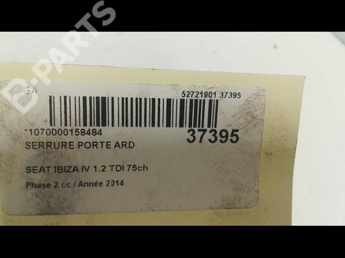 Rear right lock SEAT IBIZA IV (6J5, 6P1) 1.2 TDI | BP9601178C99 