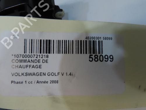 Climate control VW GOLF V (1K1) 1.4 16V | BP36395878I5 - Image 5