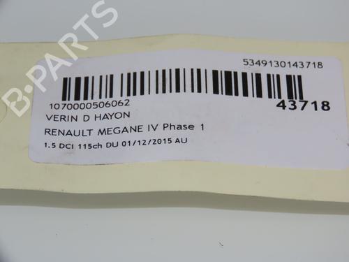 Tailgate lift support RENAULT MEGANE IV Hatchback (B9A/M/N_) 1.5 Blue dCi 115 (B9A6) | BP17552052C138 