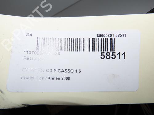 Right taillight CITROËN C3 Picasso (SH_) 1.6 HDi | BP36396297C35  - Image 5
