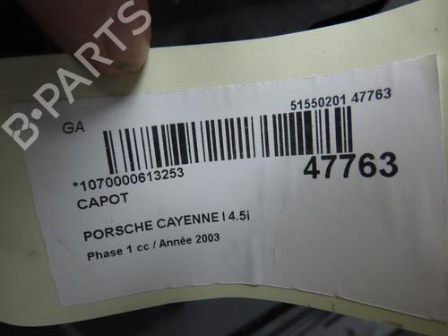 Panser PORSCHE CAYENNE (9PA) Turbo 4.5 | BP28831004C1 
