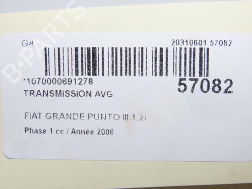 Left front driveshaft FIAT GRANDE PUNTO (199_) 1.2 | BP32308362M38 - Image 4