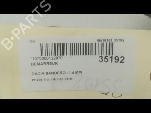 Starter DACIA SANDERO 1.4 MPI LPG | BP9598563M8 