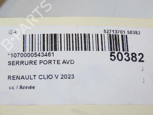 Fechadura frente direita RENAULT CLIO V (B7_) 1.6 E-TECH 145 (B7MU) (143 hp) 18859339